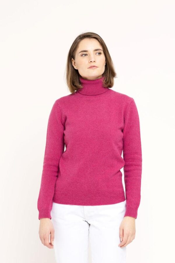 1X1 RIB SHAVED TURTLENECK - Image 4