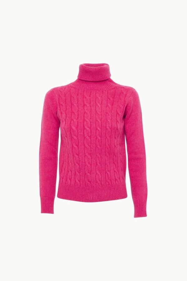 WOMEN'S BRAID TURTLENECK