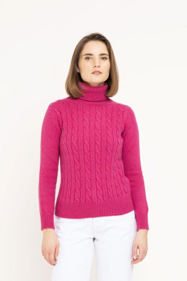 WOMEN'S BRAID TURTLENECK - Image 4