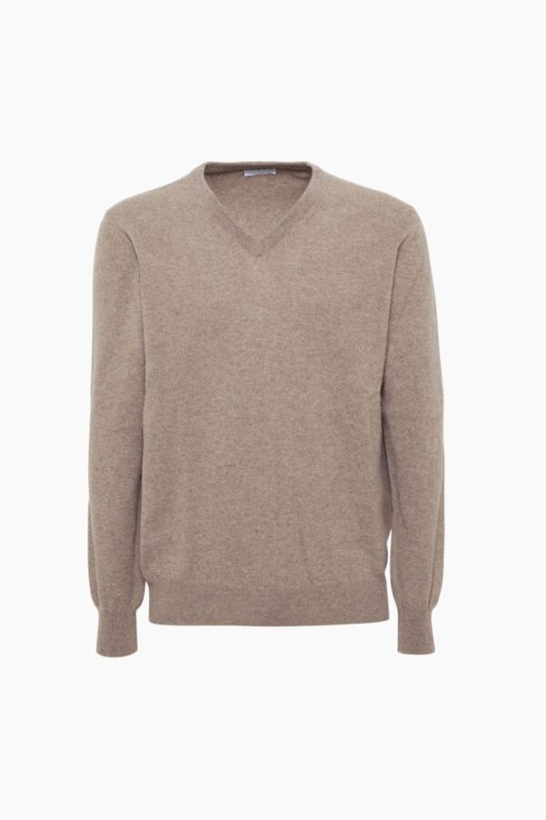 MEN'S V-NECK SEWN FIN. 12