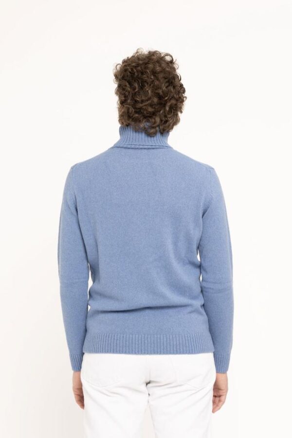 MEN'S HIGH NECK IN PLAIN KNIT - Image 5