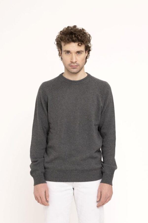 CREW NECK WITH RAGLAN SLEEVES, 1X1 RIB - Image 4