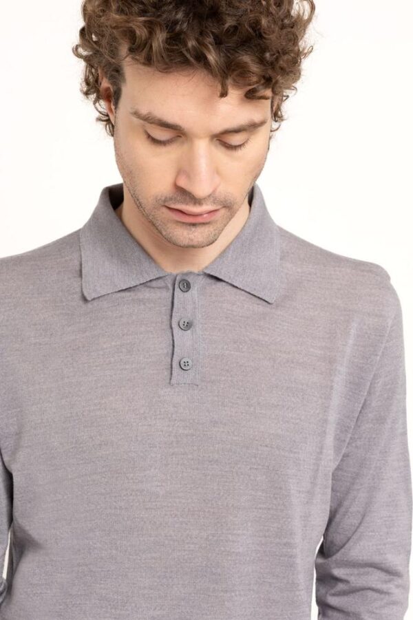 MEN'S POLO LS - Image 3