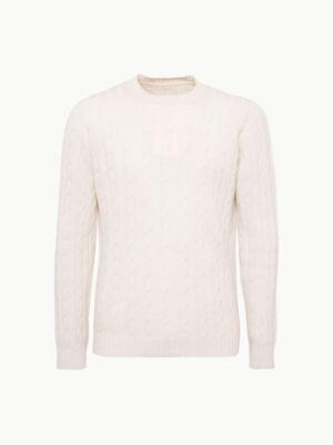 MEN'S BRAIDED CREWNECK 2 THREADS