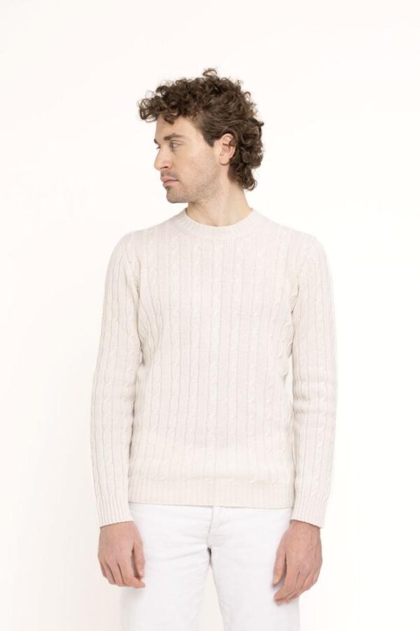 MEN'S BRAIDED CREWNECK 2 THREADS - Image 4