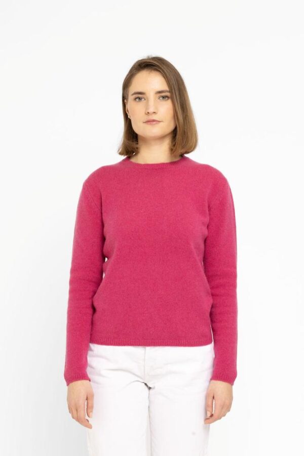 Women’s Recycled Cashmere Crewneck – Minimal Sustainable Elegance - Image 4