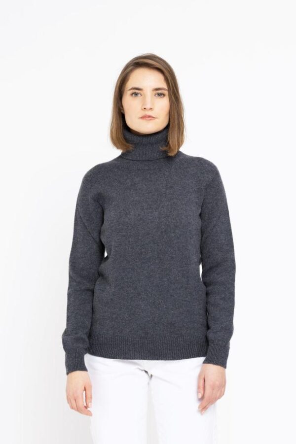 Women’s Luxury Cashmere Turtleneck – 2-Ply Knit - Image 4