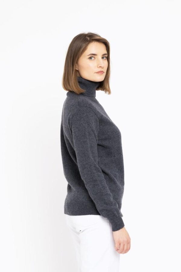 Women’s Luxury Cashmere Turtleneck – 2-Ply Knit - Image 3