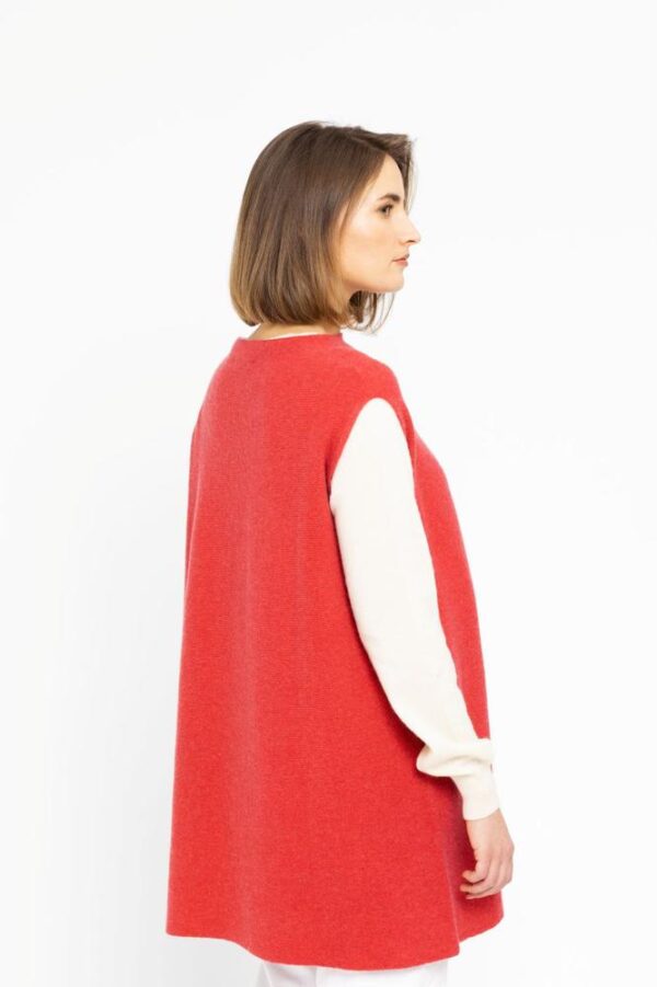 Women’s Luxury Cashmere Cape-Dress – Fine 12-Gauge, 2-Ply Knit - Image 5