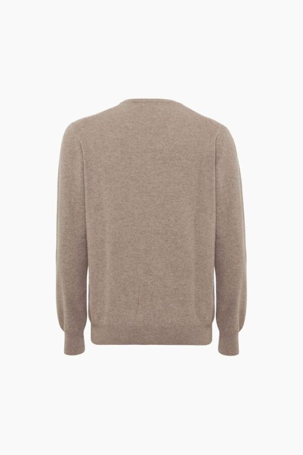 Luxury V-Neck Sweater in New Cashmere – Timeless Versatility - Image 2