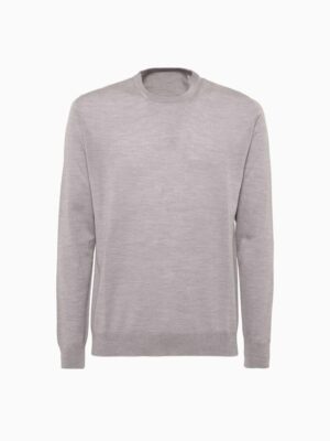 Men’s Luxury Crewneck Sweater – Extrafine Merino or Merino-Silk Blend