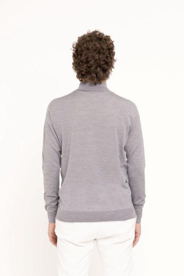 Men’s Luxury Turtleneck Sweater – Extrafine Merino or Merino-Silk Blend - Image 5